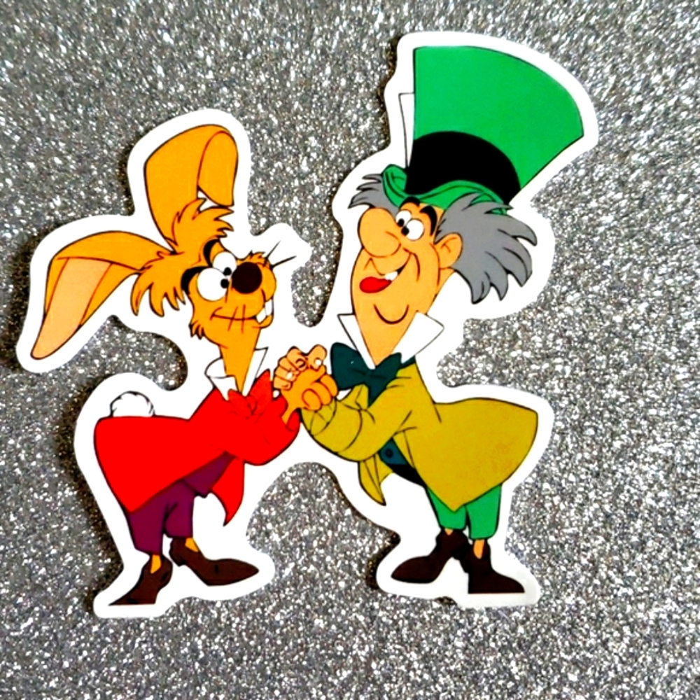 10/$10 ALICE IN WONDERLAND waterproof Sticker